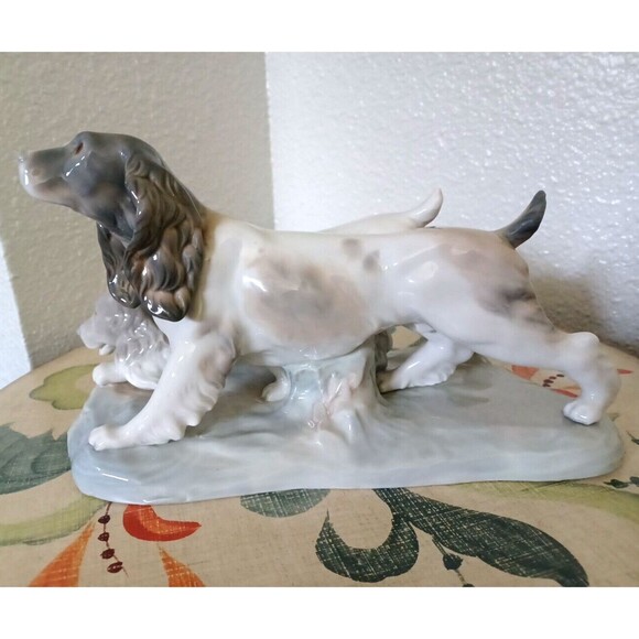 Rare Fulgencio Garcia COUPLE Of COCKER SPANIELS Lladro - Picture 7 of 16